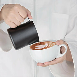 Olympia pichet à lait inox antiadhérent - Noir pas cher