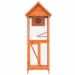 Avis vidaXL Maison à Oiseaux Marron - Bois de Pin
