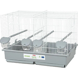 ZOLUX Cage Primo Éco-conçue 57 cm Blanc/Gris
