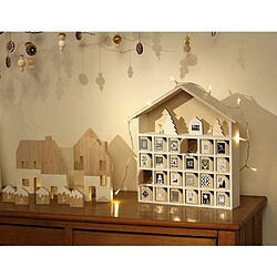 Artemio Calendrier de l'Avent Maison Bois