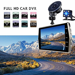 Yonis Dashcam Full HD 1080p 4 pouces + SD 4Go pas cher