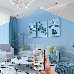 Acheter Yonis Détecteur De Fumée Caméra Espion Wifi Full HD Vision Nocturne PIR + SD 128Go