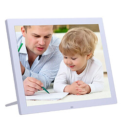 Yonis Cadre photo numérique 14 pouces+32 Go Cadre Photo Numérique HD LED 14 Pouces Tout-En-Un Lecteur MP3 Mp4 Alarme Blanc + SD 32Go YONIS