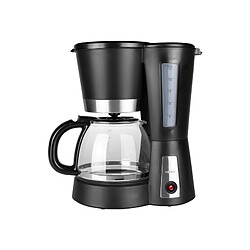 Tristar CM1236 - Noir/Inox Cafetière filtre électrique - 900 W - compatible café moulu - plaque chauffante - réservoir d’eau amovible - filtre jetable