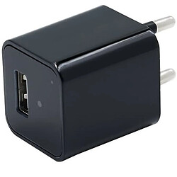 Totalcadeau Chargeur USB Espion - Noir