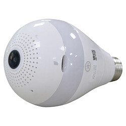Acheter Yonis AMPOULE CAMÉRA ESPION HD 1.3MP 360° VOIX BIDIRECTIONNELLE WIFI VISION INFRAROUGE+64 Go