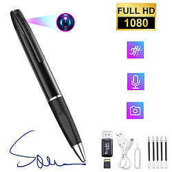 YONIS Stylo caméra espion Full HD