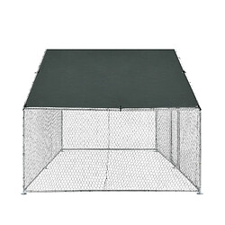 Pro.Tec pro_tec Enclos Extérieur Volière - Argent/vert foncé pas cher