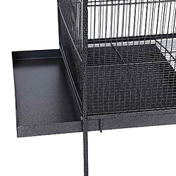 Helloshop26 Volière cage XL - Petits oiseaux - Anthracite