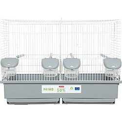 ZOLUX Cage Primo Éco-conçue 57 cm Blanc/Gris