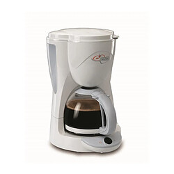 Delonghi ICM2.1 - Blanc Cafetière filtre électrique - 1000 W - Verseuse en verre - Arrêt automatique - Maintien au chaud - Utilise café moulu - Non programmable - Filtre jetable