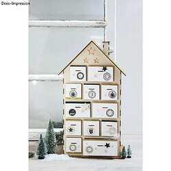 Rayher Calendrier Avent Maison Construire Bois