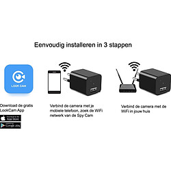 Prise Caméra Espion WiFi Full HD 1080P Vision Nocturne Détection Mouvement YONIS pas cher