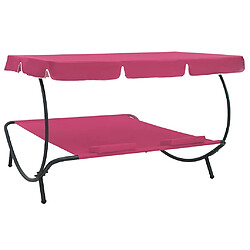 Acheter vidaXL Lit de repos - Rose