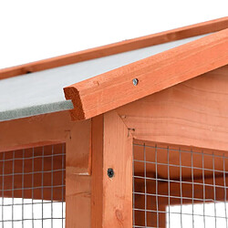 Helloshop26 Cage à oiseau - Bois de sapin - 68 x 62 x 166 cm pas cher