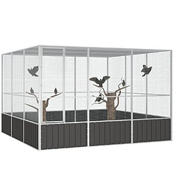 vidaXL Cage Anthracite 302,5x324,5x211,5 cm