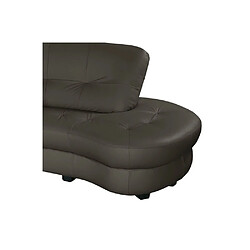 Acheter Venesetti canapé droit cuir design - 5 places