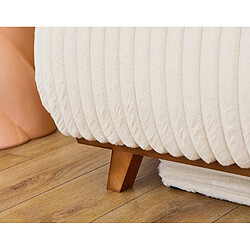 Acheter Bestmobilier Canapé droit 3 places Cristal - Beige
