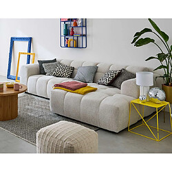 Lisa Design Ray - canapé d'angle droit - 4 places - en tissu texturé