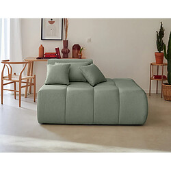 Lisa design canapé droit 2 places - Vert