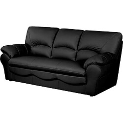 Acheter Venesetti Osiris Canapé 3 places convertible - Noir