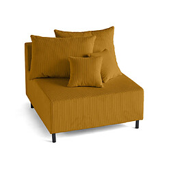 Lisa Design Edinburg - module d'assise - en velours côtelé