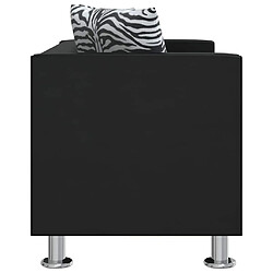 Acheter VidaXL Canapé 2 places - Noir