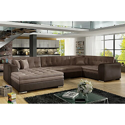 Venesetti Damien canapé panoramique - Marron