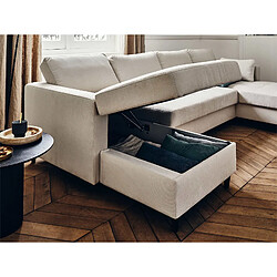 Acheter Lisa Design Anna - canapé panoramique en U - 7 places - convertible avec coffre - en velours