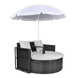 VidaXL Lit Jardin Noir
