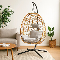 Acheter Concept Usine Fauteuil suspendu effet rotin CUZCO