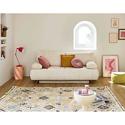 Bestmobilier Cristal - Canapé 3 places - Beige