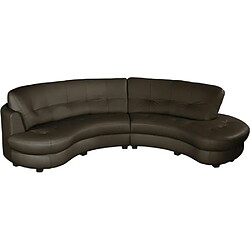 Avis Venesetti canapé droit cuir design - 5 places