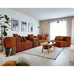 Avis Lisa Design Colombine - canapé modulable d'angle droit - 6 places - en velours côtelé