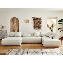 Lisa design canapé modulable Onyx - Beige pas cher