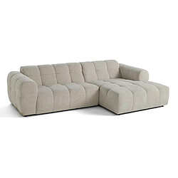 Acheter Lisa Design Ray - canapé d'angle droit - 4 places - en tissu texturé