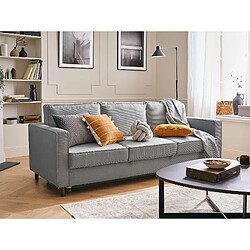 Lisa Design Jake Canapé 3 places convertible - Gris clair