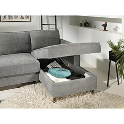 Avis Lisa Design Jake - canapé d'angle droit - convertible avec coffre - 4 places - en velours côtelé