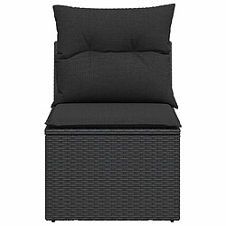 Acheter VIDAXL Canapé sans accoudoirs noir