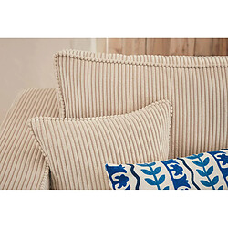 Acheter Bestmobilier Topaze canapé panoramique - Beige