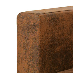 Acheter vidaXL Ensemble cuir daim