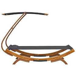 Acheter vidaXL Lit de repos avec auvent - Anthracite