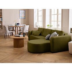Acheter Bestmobilier Miro - canapé d'angle réversible - 4 places - convertible avec coffre - en velours texturé