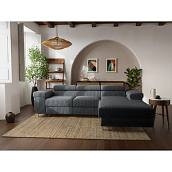 BestMobilier Canapé Pablo d'Angle Convertible