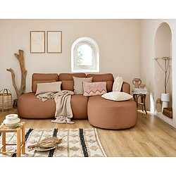 Lisa Design Mahina Canapé d'angle - Rouille