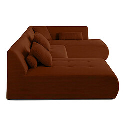 Acheter Lisa design Onyx canapé panoramique modulable - Terracotta