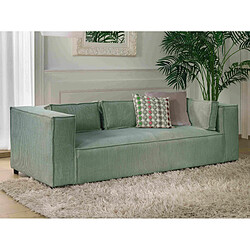 Lisa design Canapé droit 3 places - Bleu