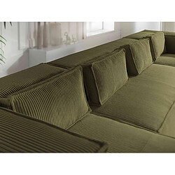 Avis Lisa design Canapé panoramique Stella - Vert