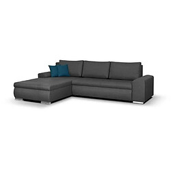 Avis Canape d'angle convertible réversible INDIAN Gris foncé