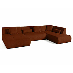 Avis Lisa design Onyx canapé panoramique modulable - Terracotta